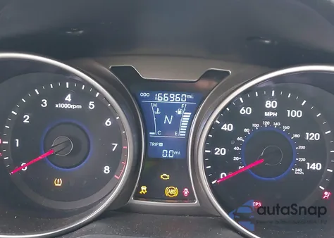 2012 Hyundai Veloster Base W/Black z USA, uszkodzony, nr VIN KMHTC6AD3CU069427